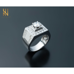 NHẪN VÀNG ITALY 750 - MẪU 317