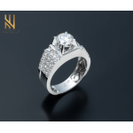 NHẪN VÀNG ITALY 750 - MẪU 328