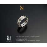 NHẪN VÀNG ITALY 750 - MẪU 122