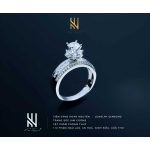 NHẪN VÀNG ITALY 750 - MẪU 259