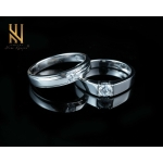 NHẪN CẶP  VÀNG ITALY 750 - MẪU 127