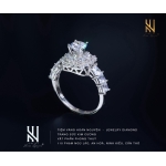 NHẪN VÀNG ITALY 750 - MẪU 166