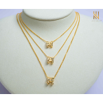 SET DÂY CHUYỀN VÀNG ITALY 750 MẪU 82