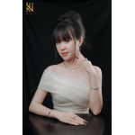 SET DÂY CHUYỀN VÀNG ITALY 750 MẪU 85