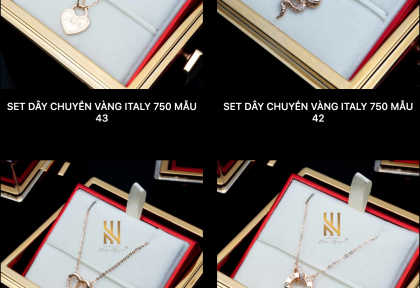 Dây chuyền vàng Italy 750: Khám phá vẻ đẹp Ý tinh tế tại Cần Thơ