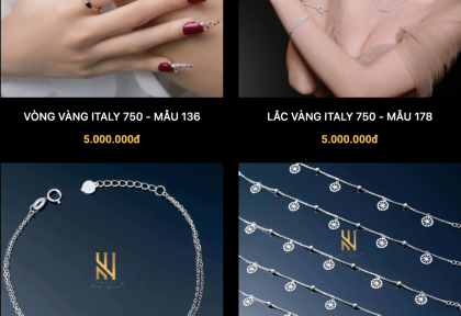 Lắc tay vàng Italy 750 ở Cần Thơ: Sang trọng, đẳng cấp tại Tiệm Vàng Hoàn Nguyên