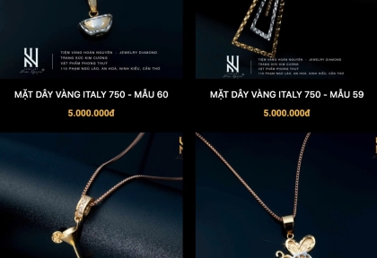 Mặt Dây Vàng Italy 750 - Điểm Nhấn Sang Trọng Cho Phong Cách Riêng