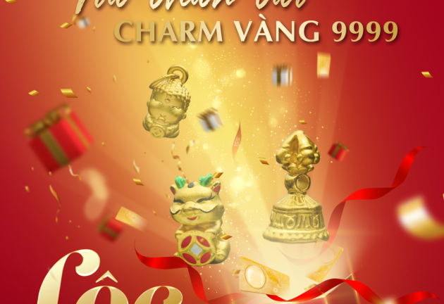 VÍA THẦN TÀI CHARM VÀNG 9999