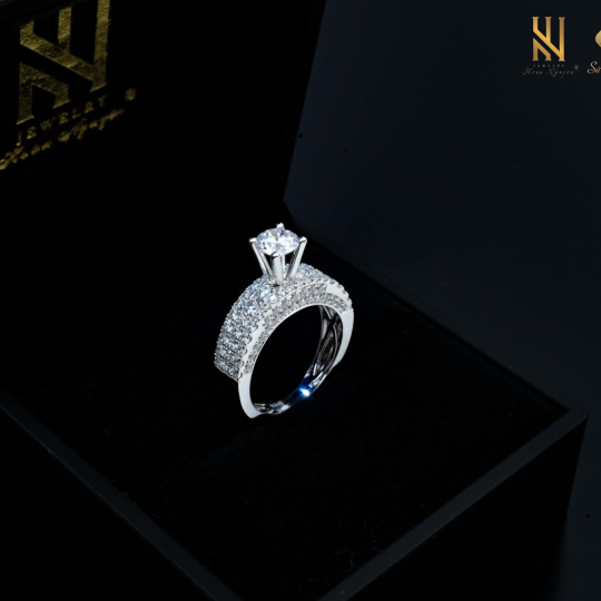 NHẪN VÀNG ITALY 750 - MẪU 389