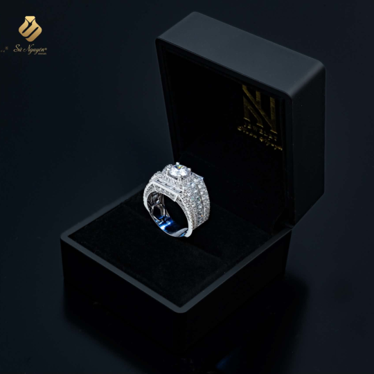 NHẪN VÀNG ITALY 750 - MẪU 345