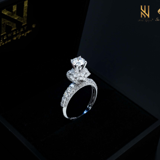 NHẪN VÀNG ITALY 750 - MẪU 344