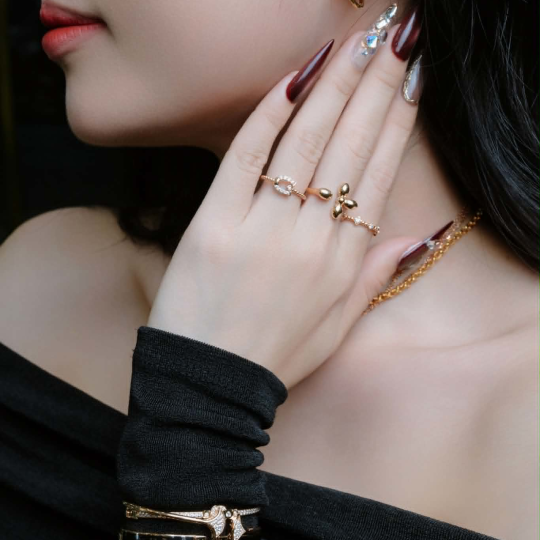 NHẪN VÀNG ITALY 750 - MẪU 315