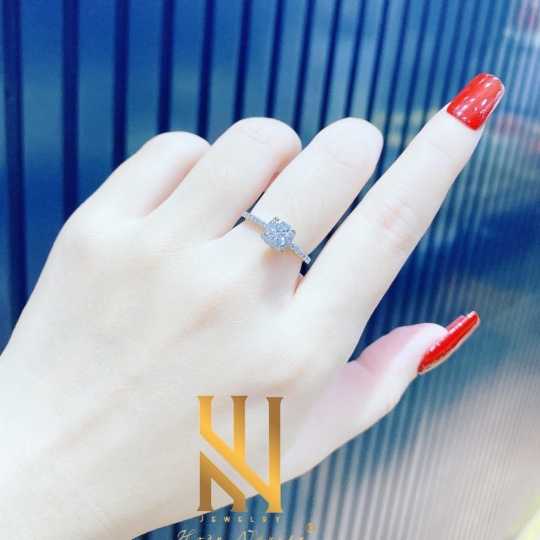 NHẪN MOISS VÀNG ITALY 750 - MẪU 1