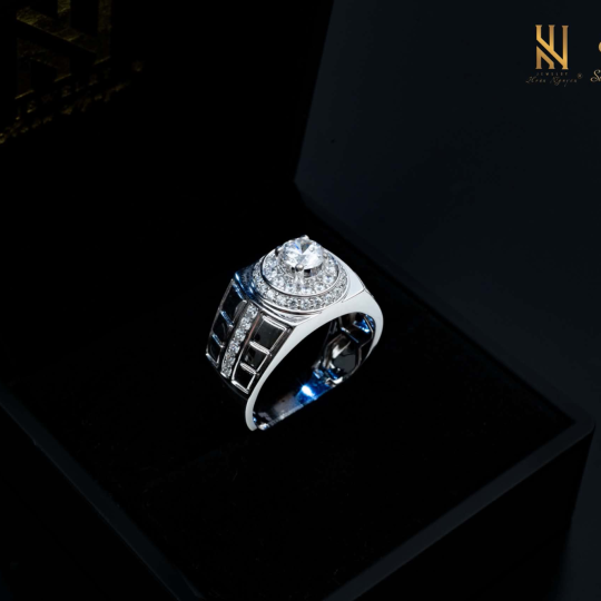 NHẪN VÀNG ITALY 750 - MẪU 347