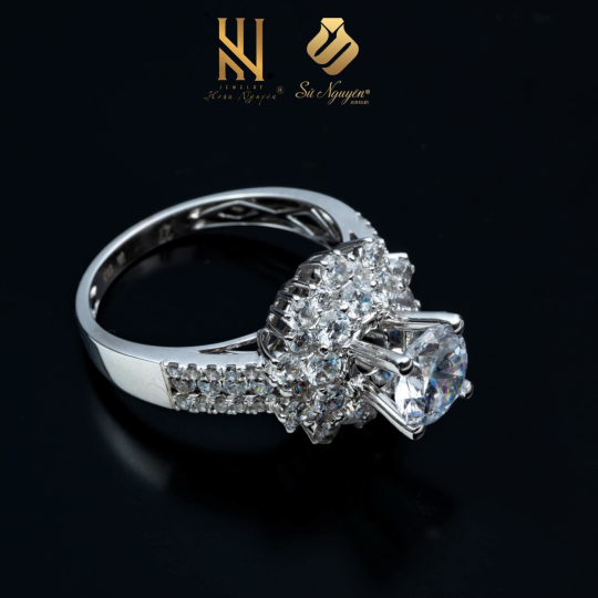 NHẪN VÀNG ITALY 750 - MẪU 343