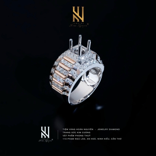 NHẪN VÀNG ITALY 750 - MẪU 55