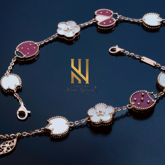 LẮC TAY VÀNG Ý 750 - MẪU 15