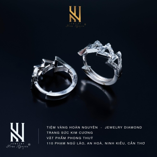 BÔNG TAI VÀNG ITALY 750 - MẪU 98