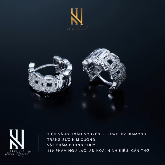 BÔNG TAI VÀNG ITALY 750 - MẪU 81