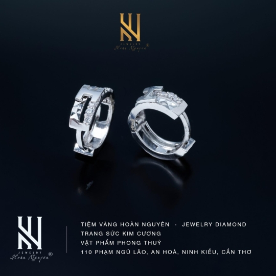 BÔNG TAI VÀNG ITALY 750 - MẪU 93