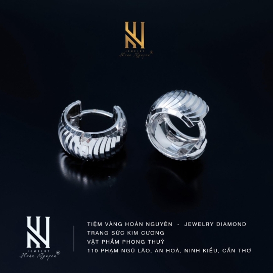 BÔNG TAI VÀNG ITALY 750 - MẪU 97