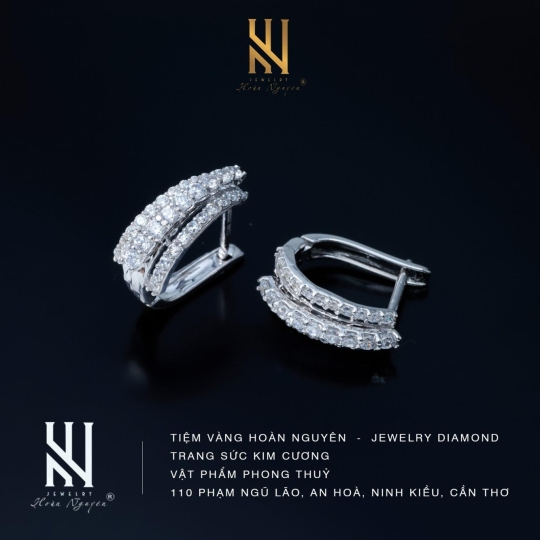 BÔNG TAI VÀNG ITALY 750 - MẪU 86