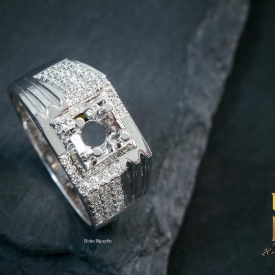 NHẪN VÀNG ITALY 750 - MẪU 128