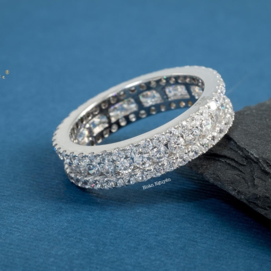 NHẪN VÀNG ITALY 750 - MẪU 126