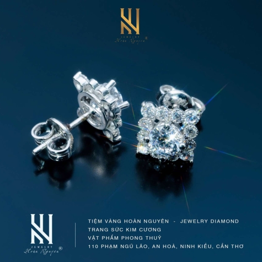 BÔNG TAI VÀNG ITALY 750 MẪU 145