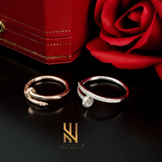 NHẪN VÀNG ITALY 750 - MẪU 285