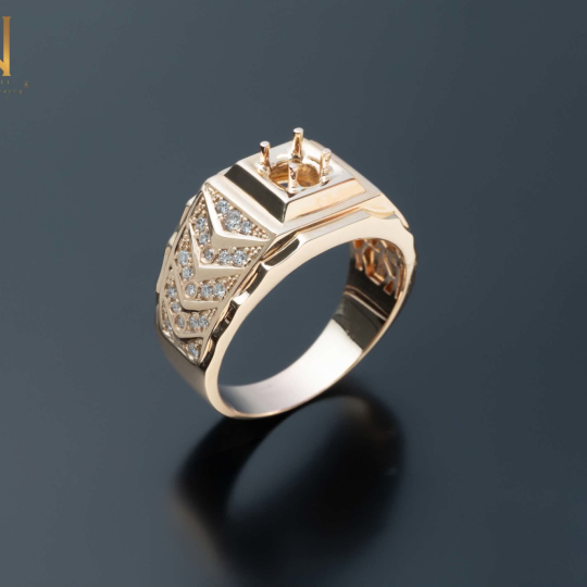 NHẪN VÀNG ITALY 750 - MẪU 323