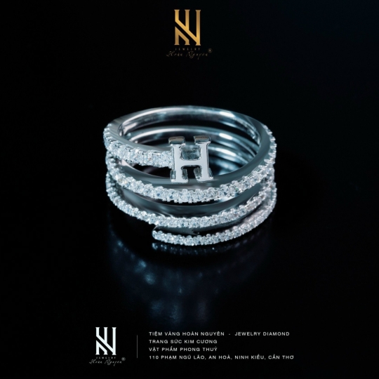 NHẪN VÀNG ITALY 750 - MẪU 4