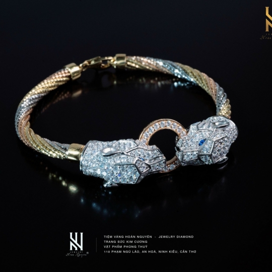 LẮC TAY VÀNG ITALY 750 - MẪU 8