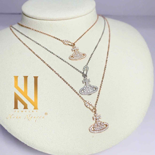 SET DÂY CHUYỀN VÀNG ITALY 750 MẪU 83