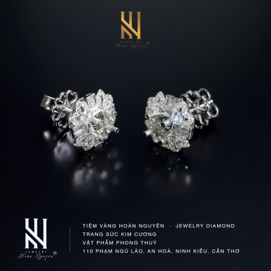 BÔNG TAI VÀNG ITALY 750 - MẪU 102