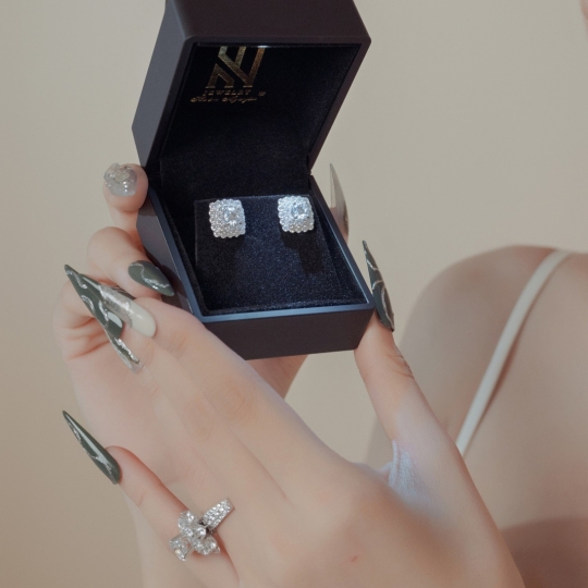 BÔNG TAI VÀNG ITALY 750 - MẪU 117