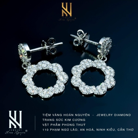 BÔNG TAI VÀNG ITALY 750 - MẪU 122