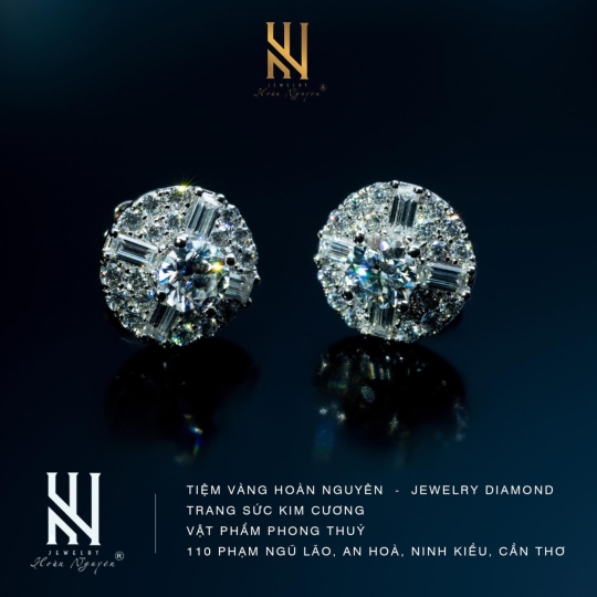 BÔNG TAI VÀNG ITALY 750 - MẪU 124