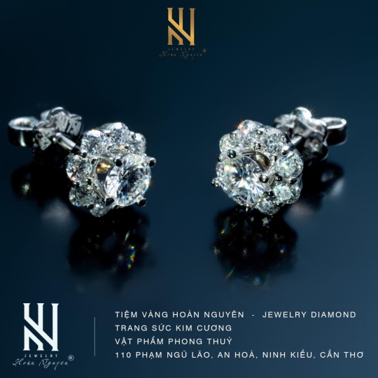 BÔNG TAI VÀNG ITALY 750 - MẪU 125