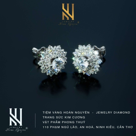 BÔNG TAI VÀNG ITALY 750 MẪU 130