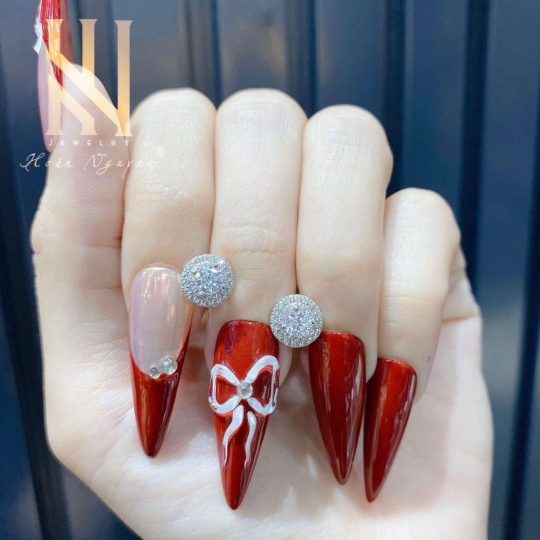 BÔNG TAI VÀNG ITALY 750 MẪU 136