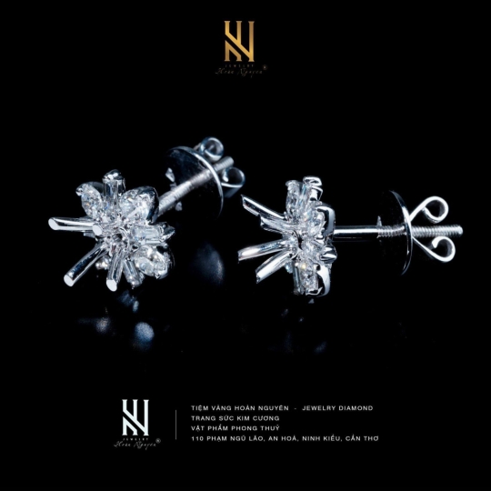 BÔNG TAI VÀNG ITALY 750 MẪU 18