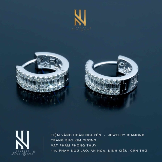 BÔNG TAI VÀNG ITALY 750 MẪU 185