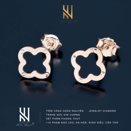 BÔNG TAI VÀNG ITALY 750 MẪU 194