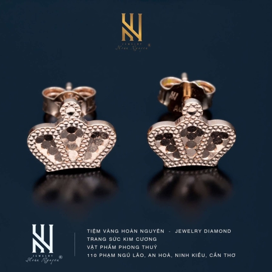 BÔNG TAI VÀNG ITALY 750 MẪU 195