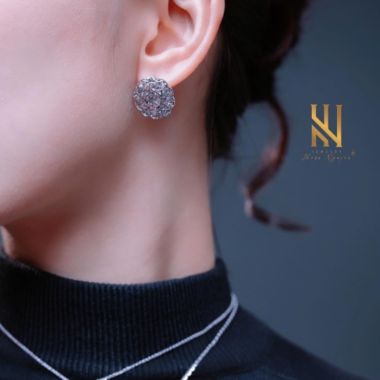 BÔNG TAI VÀNG ITALY 750 MẪU 198