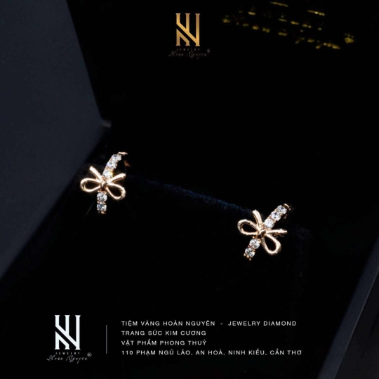 BÔNG TAI VÀNG ITALY 750 MẪU 206