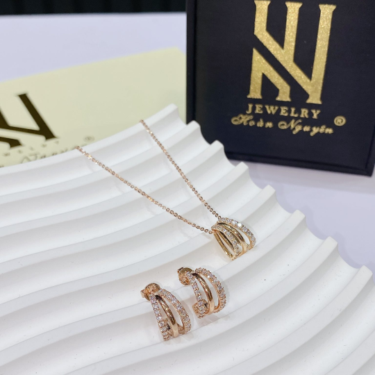 BÔNG TAI VÀNG ITALY 750 MẪU 214