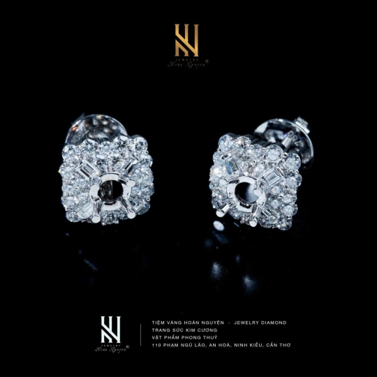 BÔNG TAI VÀNG ITALY 750 MẪU 23