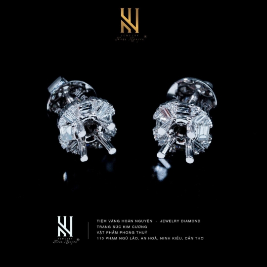 BÔNG TAI VÀNG ITALY 750 MẪU 25